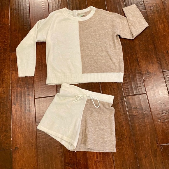 Anthropologie Other - Anthropologie Saturday Sunday 2 piece knit set size M EUC